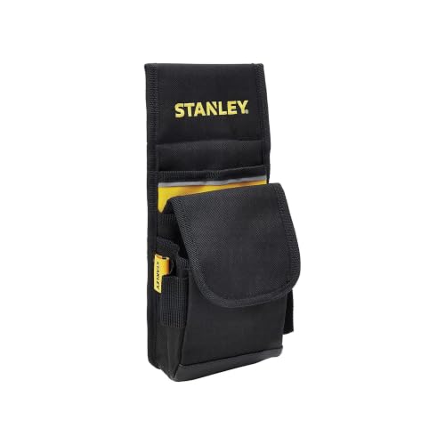 STANLEY 1-93-329 - Portaherramientas de Nylon para cinturón, Negro/ Amarillo
