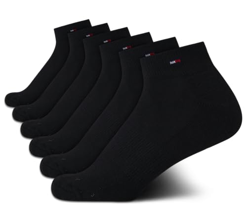 Tommy Hilfiger Womens Quarter Socks - 6 Pack Soft Cushioned Performance Stretch Athletic Ankle Socks for Women (Size: 4-10)