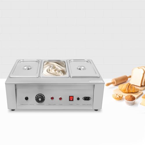 Olla para derretir chocolate con 3 tanques y control térmico miniatura 4