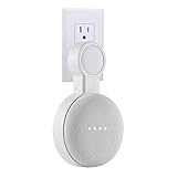 Sintron Outlet Wall Mount Holder for Google Nest Mini and Google Home Mini, A Space-Saving Accessories with Cord Management for Google Smart Speakers 1st Gen. and 2nd Gen., No Messy Wires or Screws.