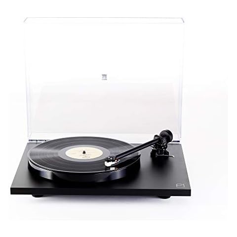 Tocadiscos Rega Planar 1 negro mate con cartucho de carbono Cover