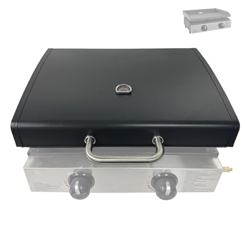 Upgrade Hinged Lid for Blackstone 1666 22 Inch Omnivore Griddles (2024 Model) Griddle Hard Cover Flat Top Lid for Blackstone 22 Griddle Lids 1666 2205 for Blackstones Tabletop Griddle Hood