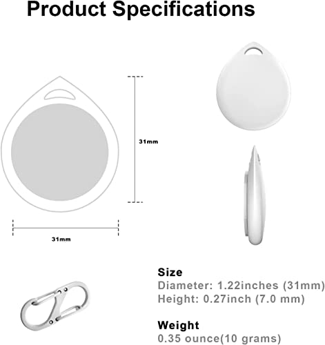 Tracker Tag Key Finder 2-Pack Upgraded, Item Finder With Key Chain For Keys Wallet Cell Phone Tablet Or Pet, Bluetooth Tracker Compatible With Apple Find My, Only Available For Ios #TOP6