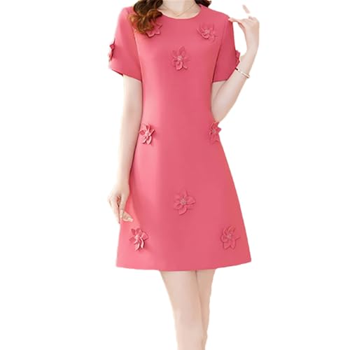 Women's Floral Dress Slim Office A-Line Knee-Length Dresses