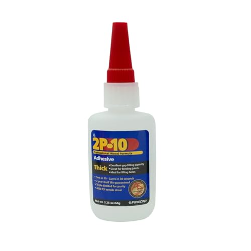 FastCap 80208 2P-10 Professional 2 Oz Thick Wood Adhesive Glue