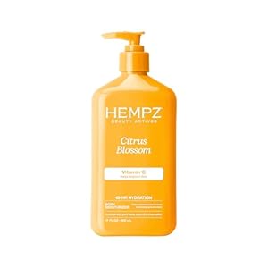 HEMPZ Body Lotion – Citrus Blossom Limited Edition Daily Moisturizing Cream, Shea Butter, Aloe, Orange Extract Body Moisturizer – Skin Care Products, Hemp Seed Oil – 17 Fl Oz