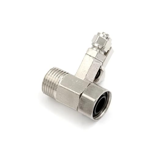Robinet à bille 1/2 à 1/4 sûr en cuivre nickelé pour filtre à eau durable - 2