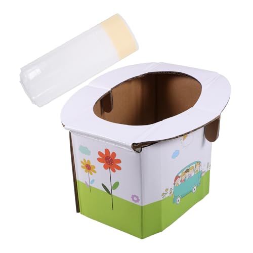 SHOWERORO 折りたたみ式ポータブルトイレ 子供用トイレ 幼児用便座 持ち運び便利 軽量 旅行 キャンプ 車中泊に適用