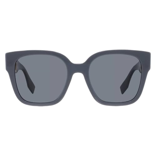 Fendi ユニセックス デザイナー スクエア RX サングラス グレーレンズ
