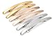 Pomeat Pack of 6 Women Hair Clip Metal Hair Pins French Styles Hair Barrettes Hair Clips for Women and Girls, 3 Colors