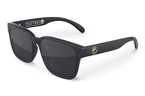 Heat Wave Visual Apollo Sunglasses in Black Polarized Lens