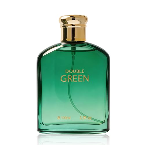 Image of AFLUXE Double Green Eau de Toilette for Men, Bold Woody Chypre Cologne, Long Lasting Masculine Herbal Fragrance, 3.3 fl oz (100 ml)