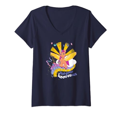 T-shirt My Little Pony Sunny Starscout Col V Souple Évite Irritations pour Enfant