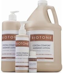 Biotone Professional Products Cocoa-Comfort Massage Lotion by Biotone – Gallon