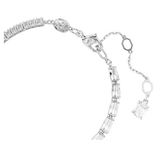 Swarovski Matrix Bracelet, Mixed Cuts, Clear, Rhodium Finished3