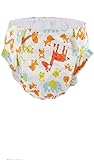 CutiePlusU Erwachsene Stoffwindel waschbar Tasche Windel Abdeckung einstellbar wiederverwendbar Atmungsaktiv auslaufsicher - Cute Giraffe
