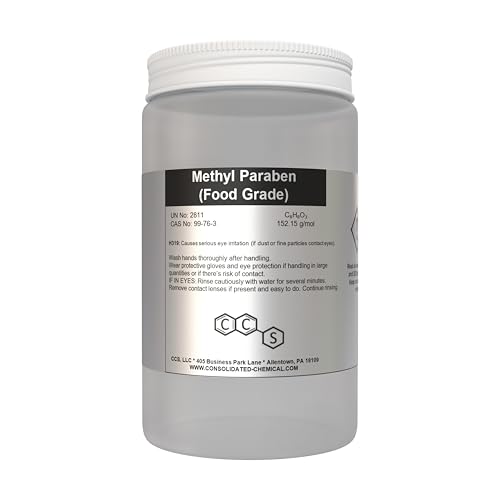 Methyl Paraben – 99% Pure | Cosmetic & Pharmaceutical Grade Preservative for Skincare, Personal Care, and DIY Formulations (1000 Grams)