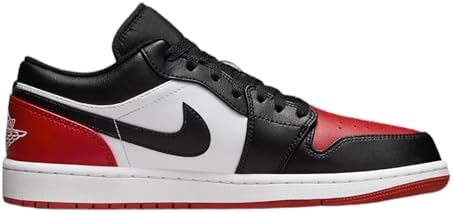 Air Jordan 1 Low Men's White/Black-Red Low 553558-161 13 | Image 1