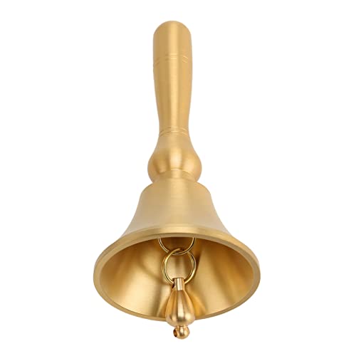Cloche d'appel décorative en laiton brillant pour service de restauration