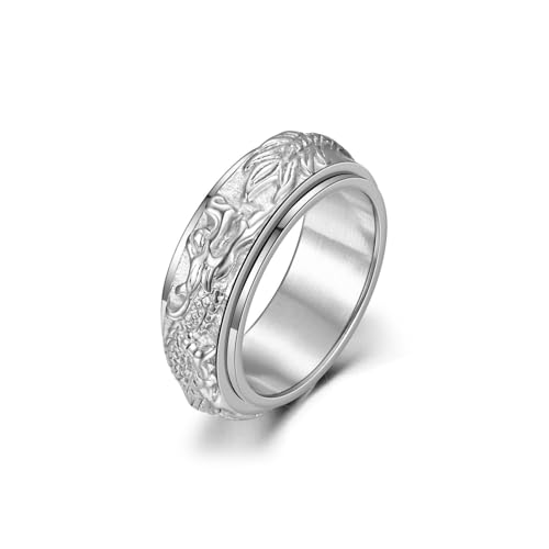 Silver Tone Symbol Ring for Women, Statement Jewelry, Layered Outfit Accessories, Gift Jewelry for Women