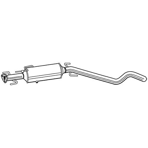 Filtro antiparticolato FAP ECP Lunghezza: 1300 mm, N° info tecnica: Stock code : 94, con condotto, Norma sui gas di scarico: Euro 4 (D4), Qualità: Cordierite, 3 anni garanzia 9145375184700