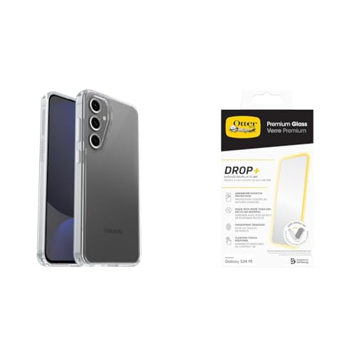 Protection anti-choc Samsung S24 FE avec coque Otterbox Symmetry et verre