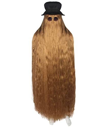 Hpo Men's Or Women's Dapper Creature Playboy Wig Collection, Long Or Short Styles, Brown (Extra Long) #TOP4