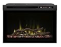 Dimplex 26 inch Multi-Fire XHD Pro Built-in Electric Fireplace with Acrylic Ice & Driftwood - Black, DF26DWC-PRO