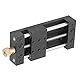 Manueller Schiebetisch Linear Rail Guide Kugelschraube Lineartisch Manueller Linearführungsschlitten mit Basis Aluminiumlegierung Hochgenaue Tischkugelumlaufspindel-Bewegungsschiene M5