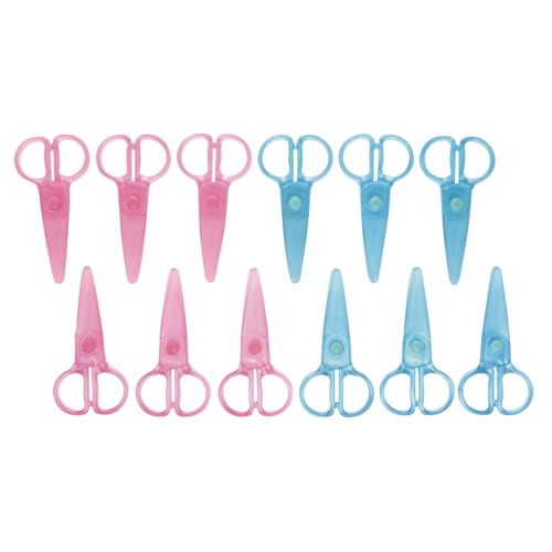 Ciseaux en plastique pour enfants Colorations lot de 12 - 5