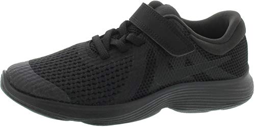 Nike Unisex-Child Revolution 4 (PSV) Running Shoe, Black/Black, 12.5C Regular US Little Kid