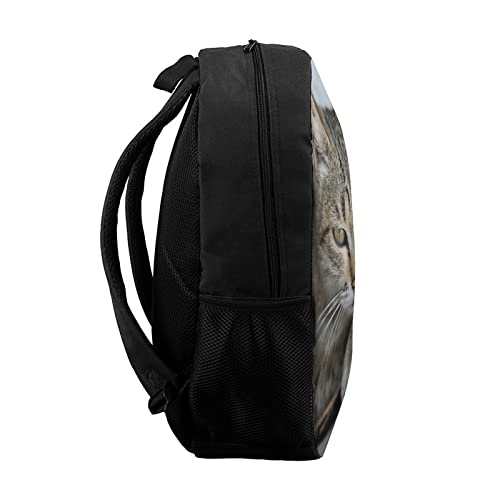 Sac à dos imprimé chat 3D, le compagnon des journées de cours - 3