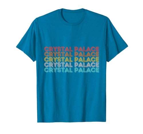 Vintage Retro Crystal Palace T-Shirt, Men, Sapphire Blue, X-Large