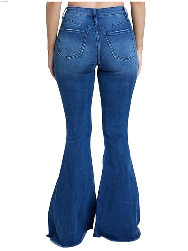 YMI Womens Repreve W/Lycra Gigi HIGH Rise Extreme FIT & Flare, N1860, 7 Blue3