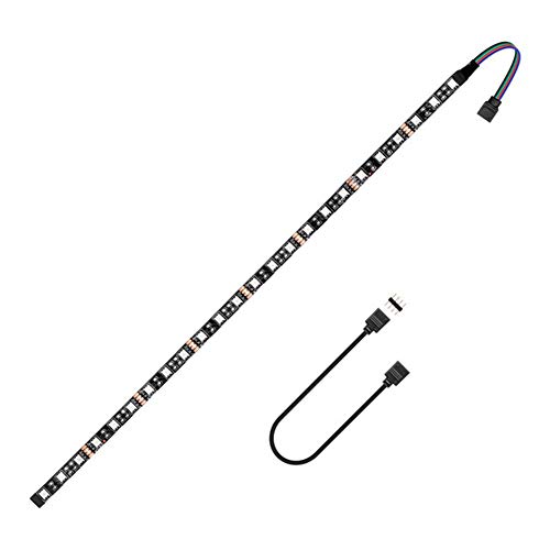 12v tira del LED RGB 4pin Headers LED for caja de la computadora PC RGB Control Strip Mainboard Header RGB Panel para Navidad TV Dormitorio Fiesta Decoración (Size : 2Meter 12V)