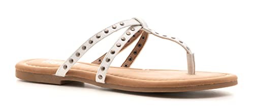 Corkys Boutique Hey Girl Swim Suit Studded Slip-on Thong Fashion Sandal