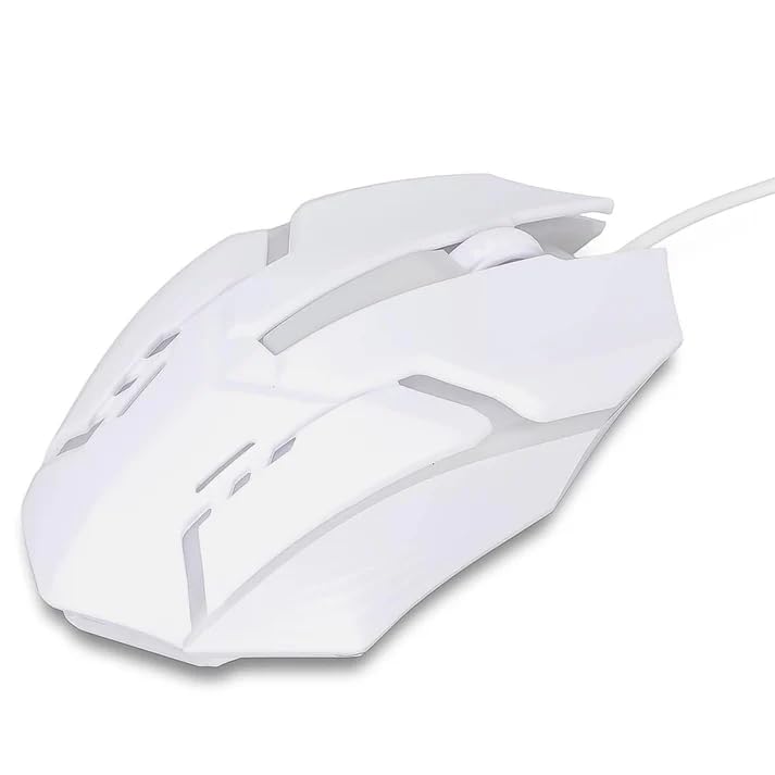 RAS N JAS® USB Wired Gaming Mouse X1 – Ergonomic High-Performance 1200 DPI Optical Mouse with Colorful LED Lights for Laptop & PC (1 Pc/White)-image-13