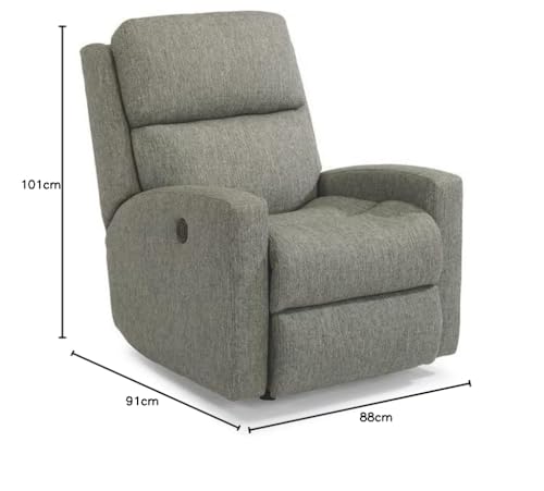Image of WESTIDO Smith Beige Manual 1 Seater Recliner in Fabric for Bedroom & LivingRoom. | Beige | REC7 | 1 Year Warranty
