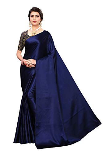 TreegoArt Fashion Saree uni en satin Cover