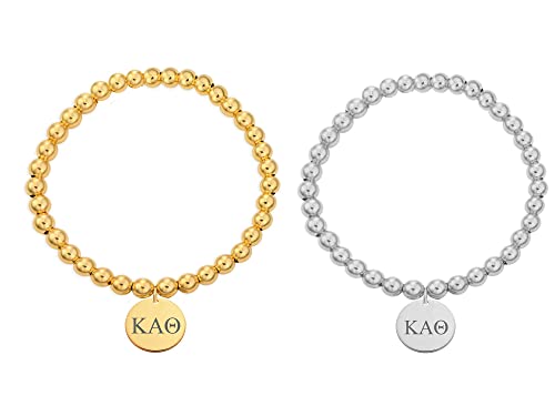 Kappa Alpha Theta Bracelet Sorority Stretched Beaded Bracelet
