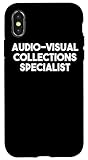 Hülle für iPhone X/XS Spezialist für audiovisuelle Sammlungen