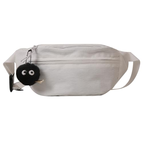 TYXHXTF Sac Banane Velours Côtelé, Sac de Ceinture de...