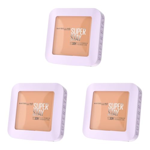 Image of Maybelline New York Super Stay Flex Powder Foundation, 310 (Pack of 3)