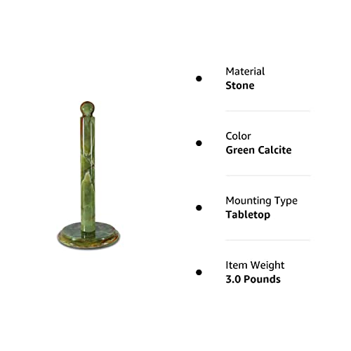 Thewolfard Luxury Handmade Calcite Crystal Paper Towel Holder Stand For Kitchen Countertop, Dining Table, Cabinet, Bathrooms & Housewarming Gifts And Healing Stone, Whitanbrown, 12.5X6X6 (Pth2021) #TOP7