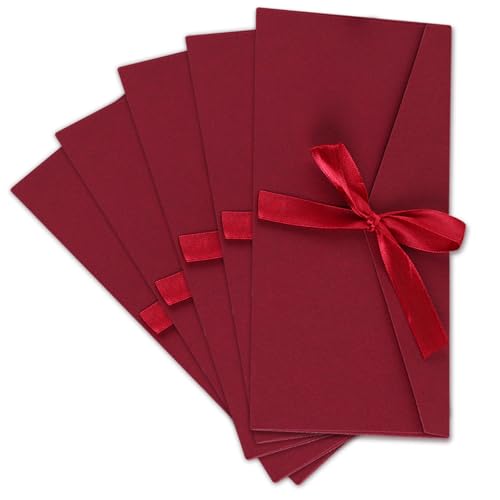 Design con Nastro: La busta contiene un design con nastro, invece di utilizzare colla o sigillo a nastro, più bello e comodo, non c'è bisogno di preoccuparsi del danneggiamento della busta durante la spedizione, è sicuro per consegnare ogni pensiero.