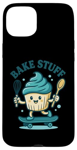 Bake Stuff 面白いカップケーキベーキングデザイン スマホケース iPhone 15 Plus 用