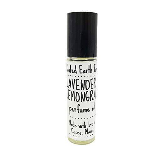 Lavender Lemongrass Perfume Oil, Natural Scent Made with Essential Oils