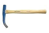 STUBAI Bildhaueraxt Form 4 | Art. 5200 | Schneidebreite 65 mm, Gewicht ca. 940 g | robuste Profi-Axt für grobe Bildhauerarbeiten, Holz- & Steinarbeiten | langlebiges Qualitätswerkzeug aus Österreich