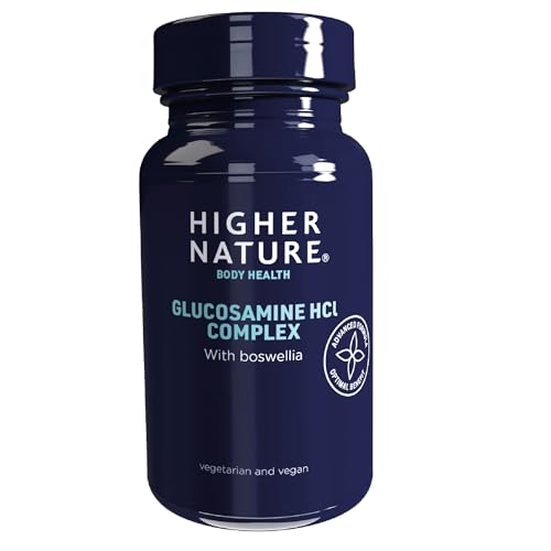 Glucosamine végétarienne HCl comprimés articulation | Complément alimentaire 180 gélules