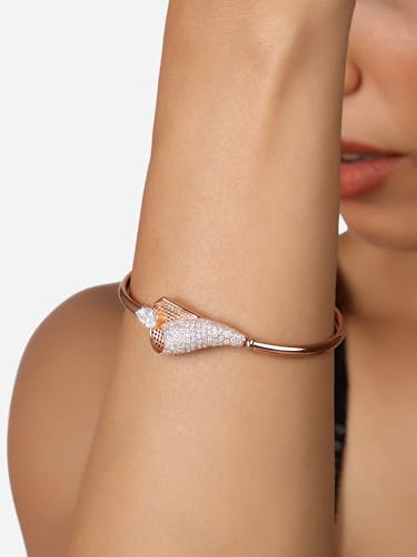 CZ Brass Bangle Kada Bracelet For Women